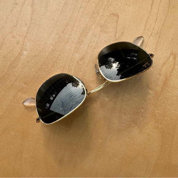 Ray-Ban RB3857 Frank 51-20 Gold and G-15 Green - Picture 16 of 16